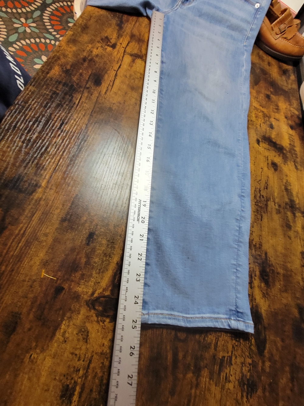 American Eagle Outfitters Light Blue Women’s Skinny Jeans Size 10 Xshort - Picture 11 of 11